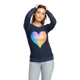 Rainbow Heart Sweatshirt - Denny's