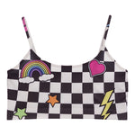 Checkered Icons Bra Cami - Denny's