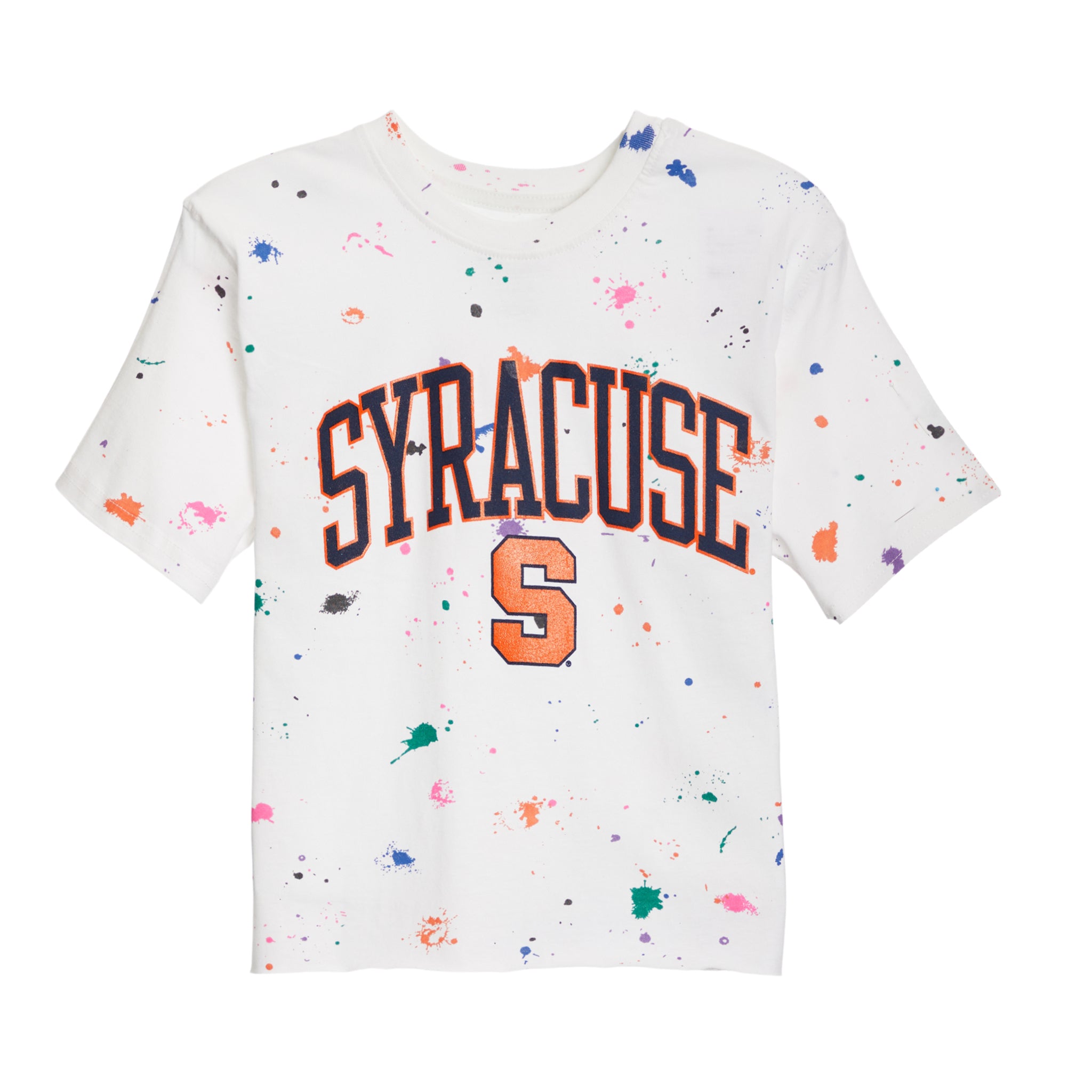 Syracuse Splatter Rawedge Tee - Denny's