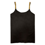 Gold Leopard Strap Seamless Tank - Denny's