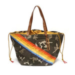 Large Camo Tote Bag with Rainbow Stripes - Denny's