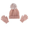 Cuff Hat Oversized Pom 2pc Set - Denny's
