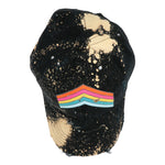 Colorful Stripe Bleached Baseball Cap - Denny's