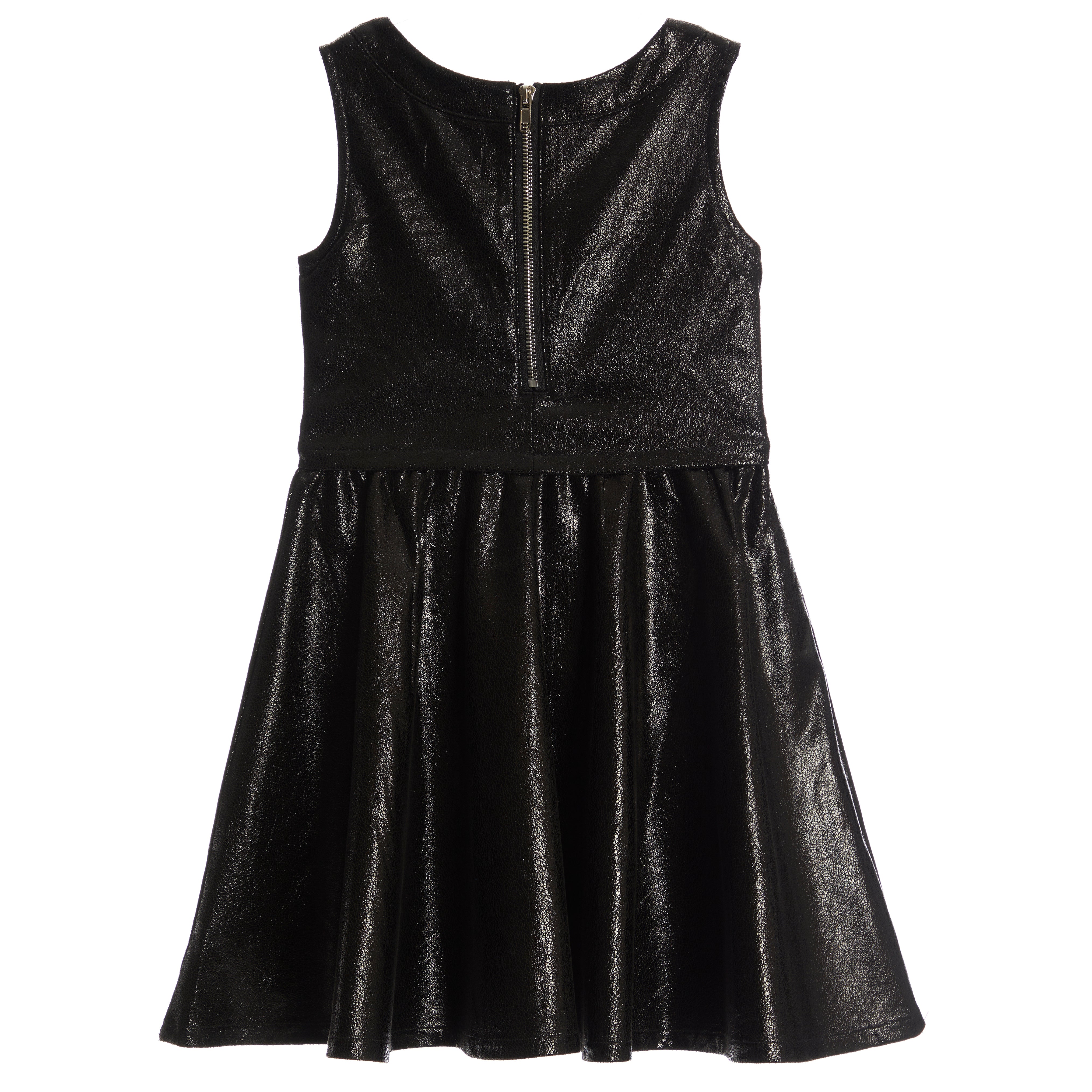 Faux Leather Dress - Denny's