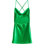 Solid Silk Dress - Denny's