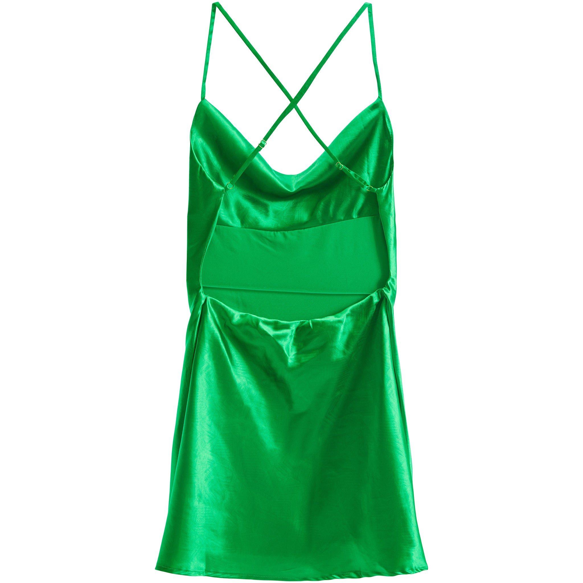 Solid Silk Dress - Denny's