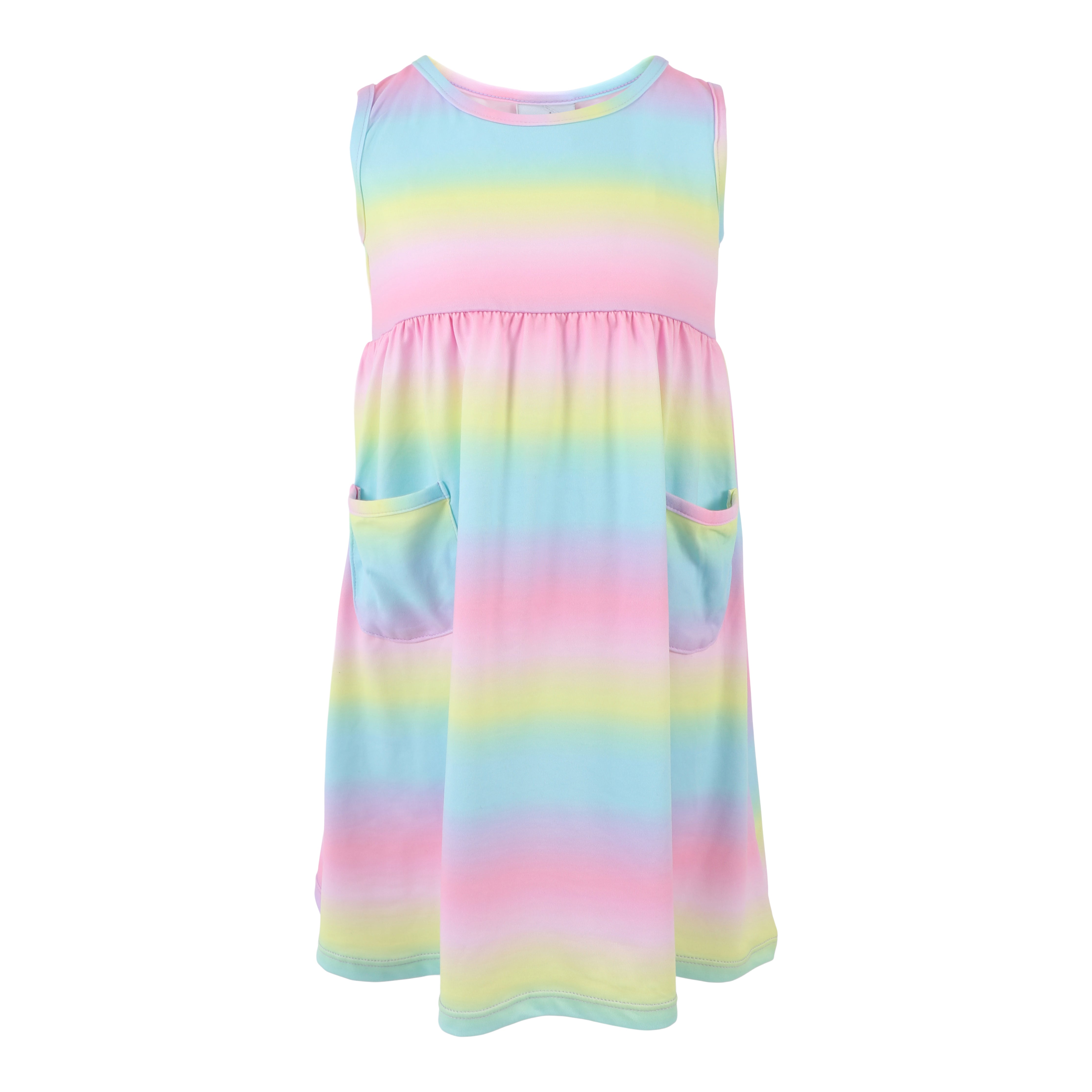Rainbow Ombre Pocket Tank Dress - Denny's