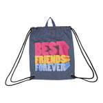 Best Friends Forever Drawstring Bag - Denny's