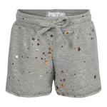 Metallic Stars Raw Hem Short - Denny's