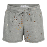 Metallic Stars Raw Hem Short - Denny's