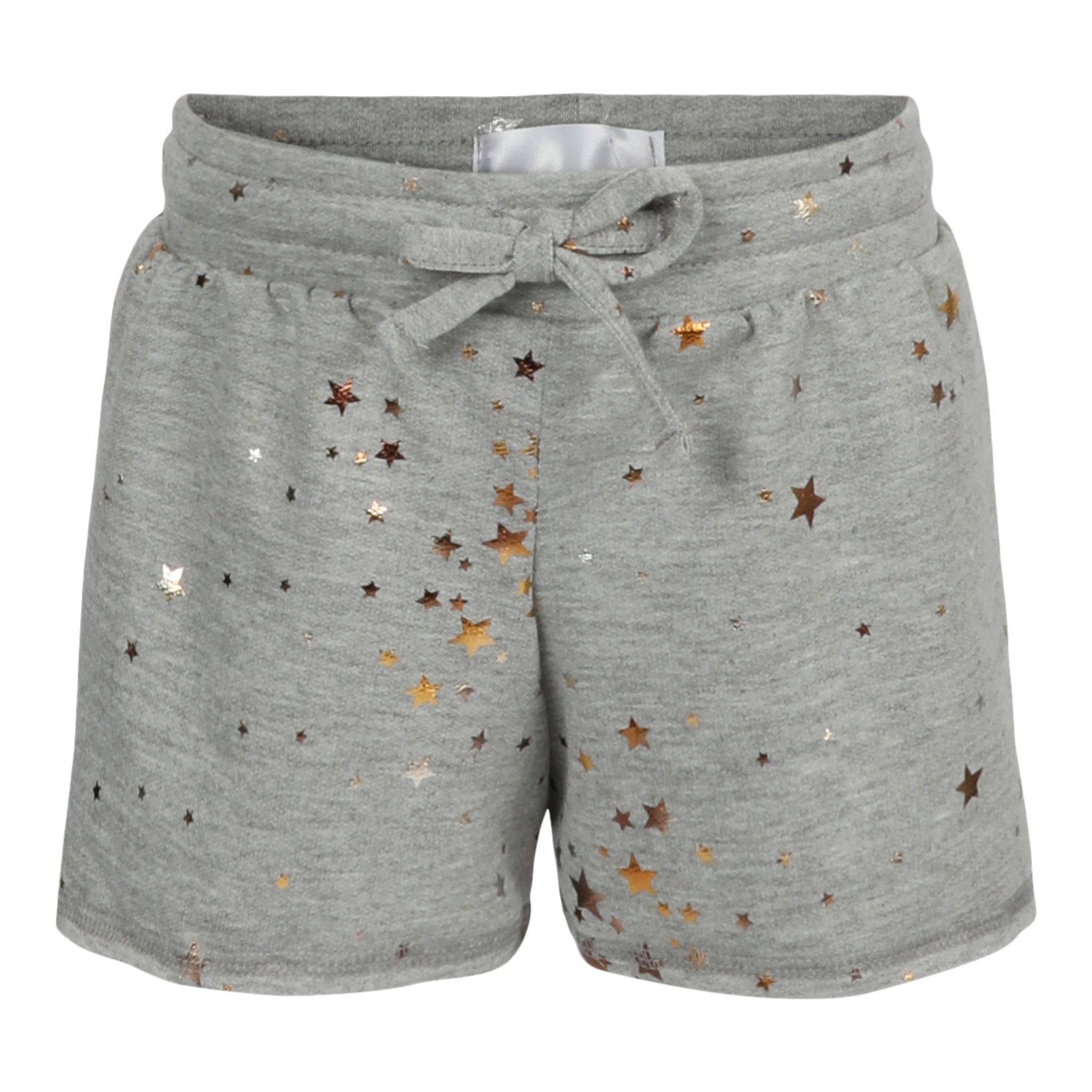 Raw Hem Metallic Stars Short - Denny's