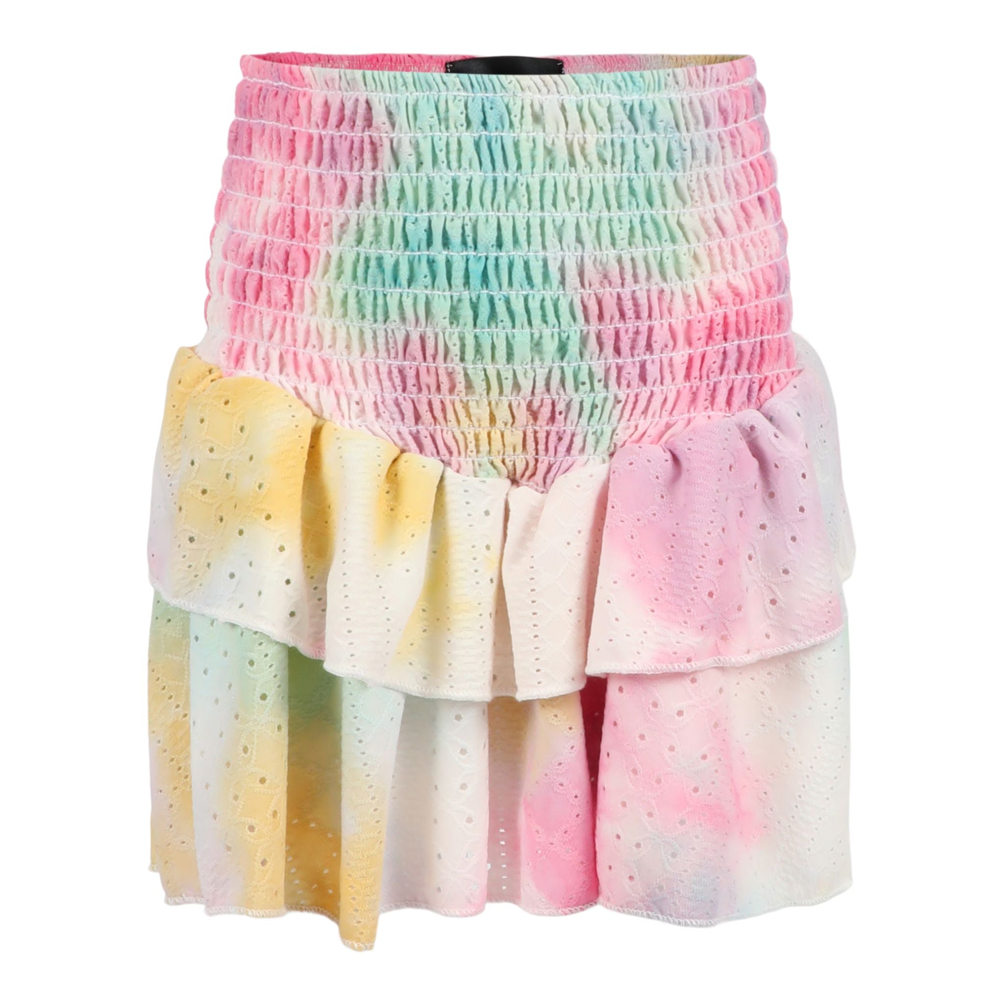 Eyelet Smock Ruffle Skirt - Denny's