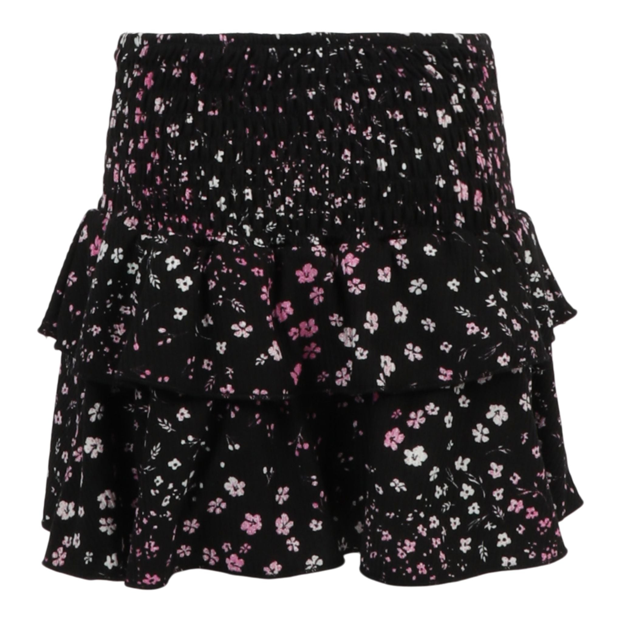 Floral Eyelet Smock Ruffle Skirt - Denny's