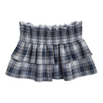 Plaid Smock Ruffle Skirt - Denny's