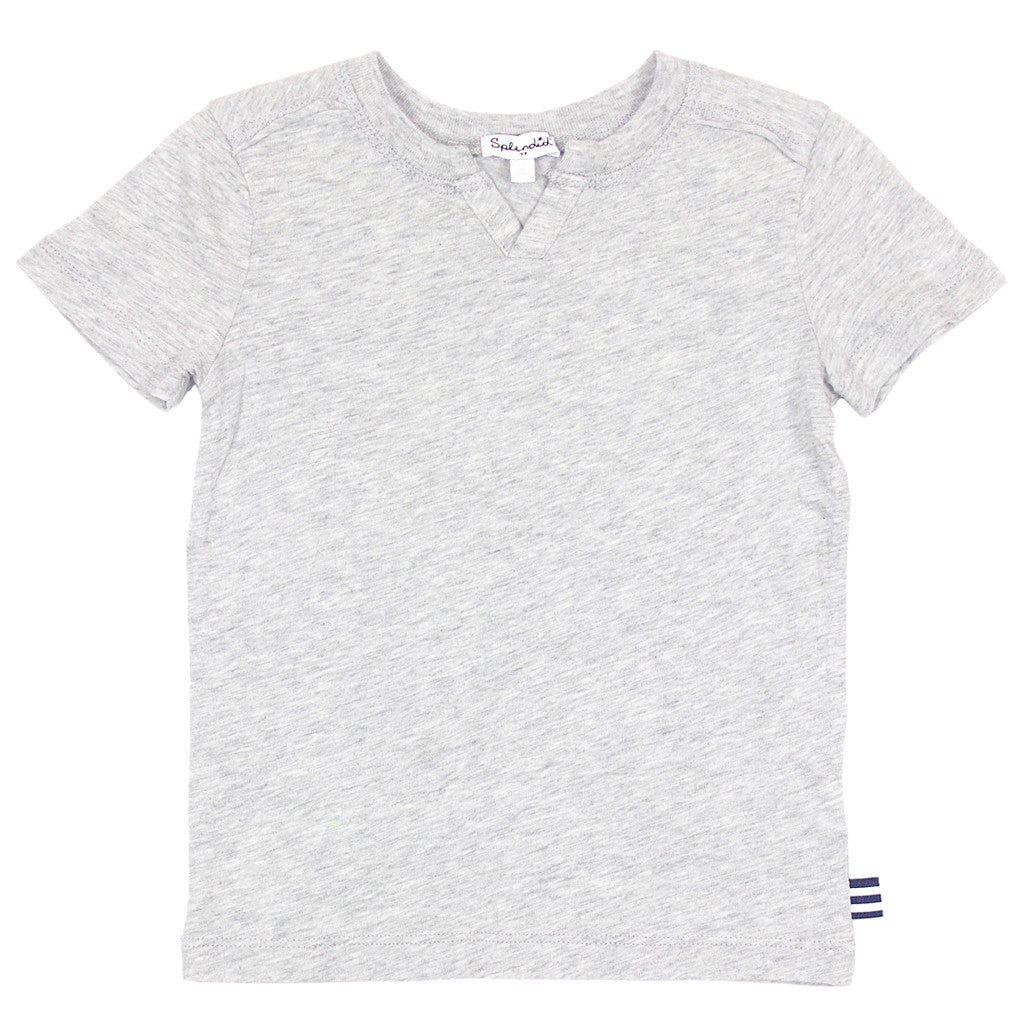 Split Crew Neck Tee - Denny's