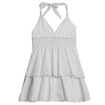 Eyelet Halter Dress - Denny's