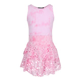 Tie Dye Sleeveless Eyelet Bottom Dress - Denny's