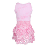 Tie Dye Sleeveless Eyelet Bottom Dress - Denny's