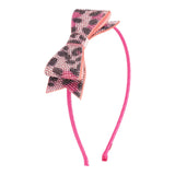 Leopard Bow Stone Headband - Denny's