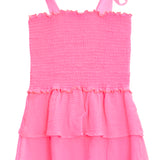 Smocked Tie Strap Dress - Denny's