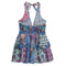 Chiffon Paisley Halter Dress - Denny's