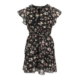 Flutter Ruffle Sleeve Floral Dress - Denny's