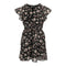 Flutter Ruffle Sleeve Floral Dress - Denny's
