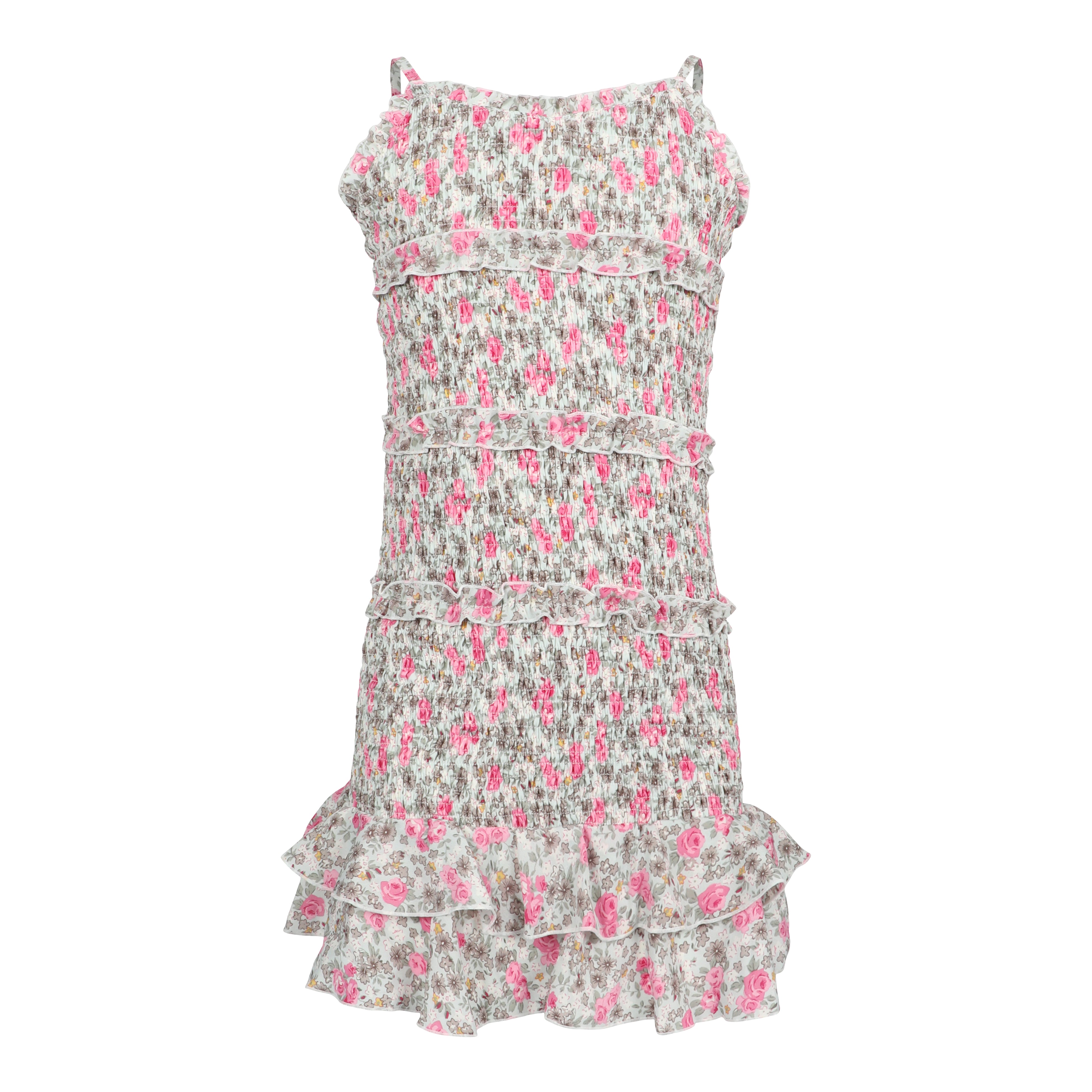 Floral Smock Dress - Denny's