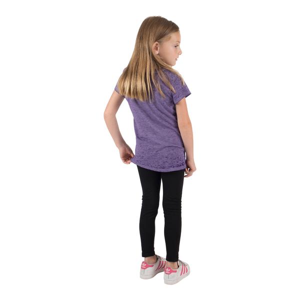 Short Sleeve Burnout Tee with Patches - Denny's
