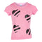 Short Sleeve Burnout Tee with Hearts - Denny's