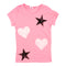 Short Sleeve Burnout with Starts Hearts - Denny's