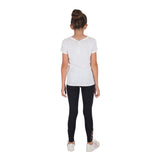 Burnout V Neck Tee with Rainbow Stripes & Brooklyn - Denny's