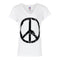 Burn Out V-Neck with Peace Sign - Denny's