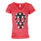 Burn Out V-Neck with Skull - Denny's