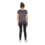 V Neck Burnout Tee with Stars - Denny's