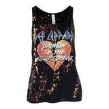 Def Leppard Cut Racerback Tank - Denny's