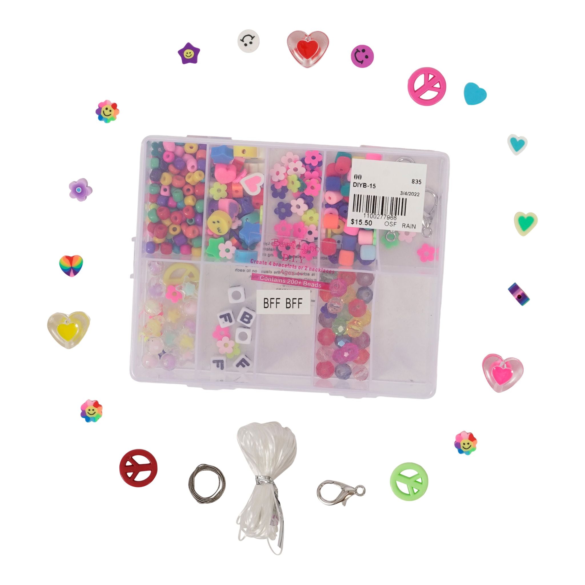 DIY Plain Beads Bracelet Kit - Denny's