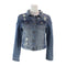 Ripped Denim Jacket - Denny's