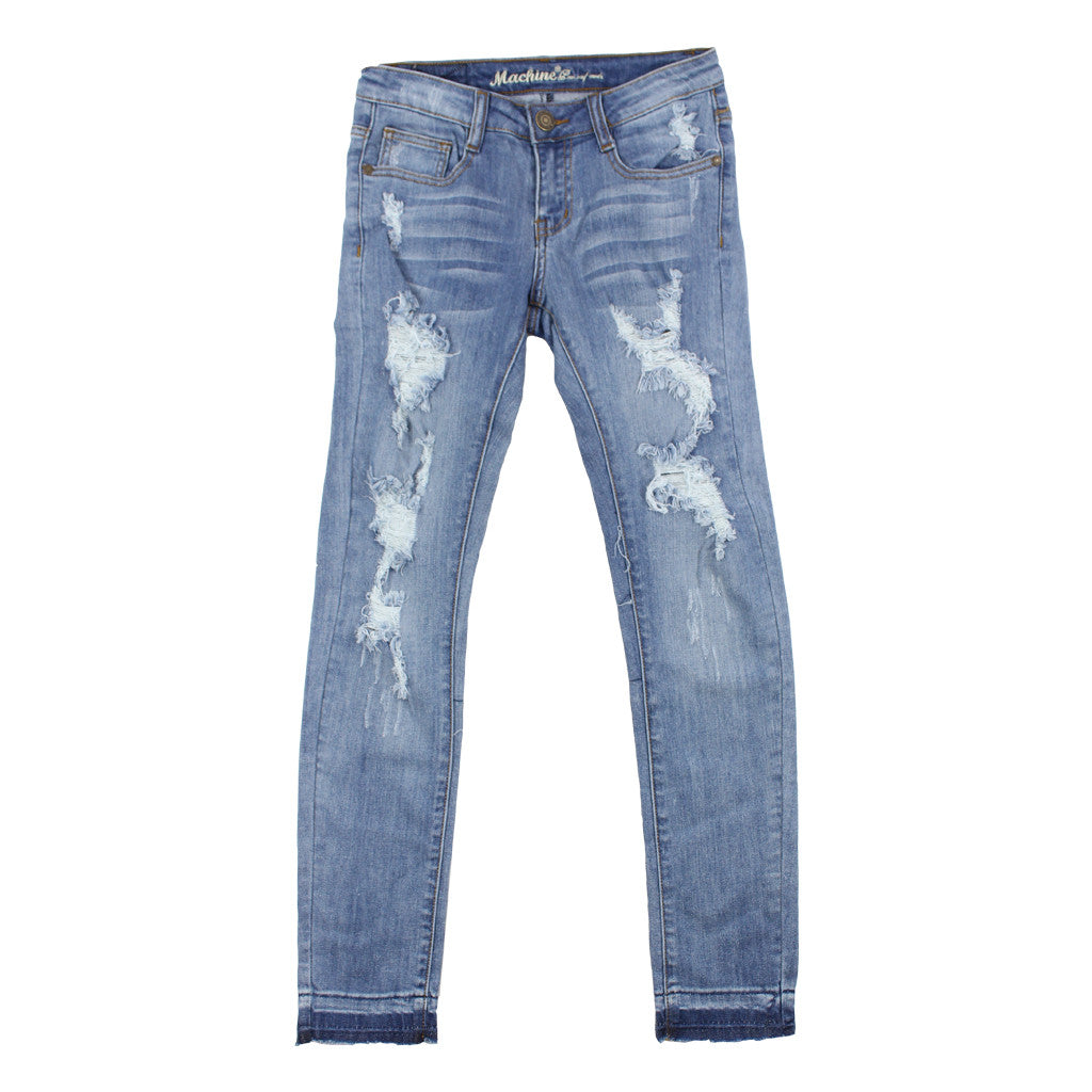 Released Hem Distressed Skinny - Denny's