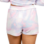 Pink Tie Dye Short Raw Hem - Denny's
