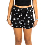 Raw Hem Black Stars Short Junior - Denny's