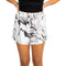 Tie Dye Black Marble Raw Hem Short Junior - Denny's