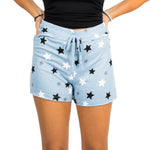 Raw Hem Denim Stars Short Junior - Denny's