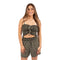 Floral Smock Cut Out Romper - Denny's