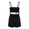 Smocked Cut Outs Romper - Denny's