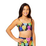 Drippy Smiley Face Bralet - Denny's