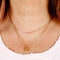 Locket Double Strand Link Necklace - Denny's