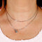Locket Double Strand Link Necklace - Denny's