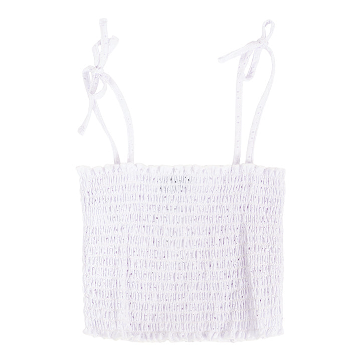 Eyelet Tube Top - Denny's