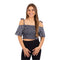 Bandana Print Flutter Sleeve Top - Denny's